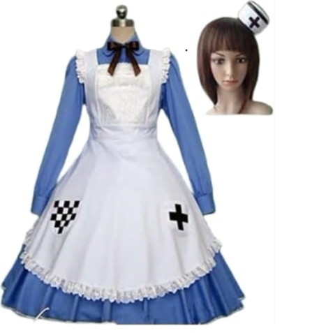 ヘタリアにょたりあイギリス 女の子版 コスプレ衣装 髪飾り付き【ウィッグ別途購入】