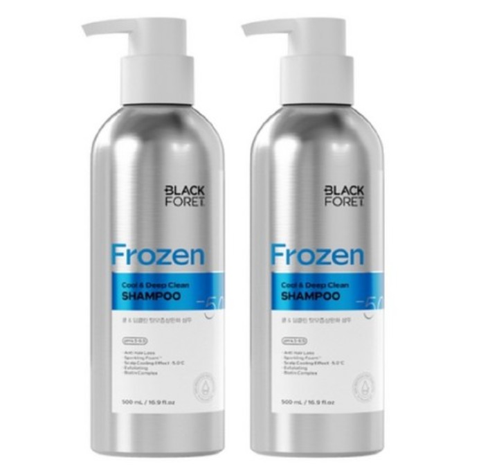 BLACKFORET クール&ディープクリーン スカルプシャンプー 脂性頭皮ケア / 500ml × 2本セット