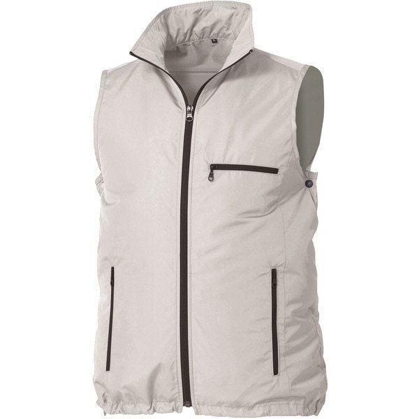 KU91830シルバー5L ポリエステル製空調ベスト