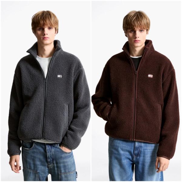 共用リラックスバッジテディジャケット T32F7TJC54TMT1 TOMMY JEANS