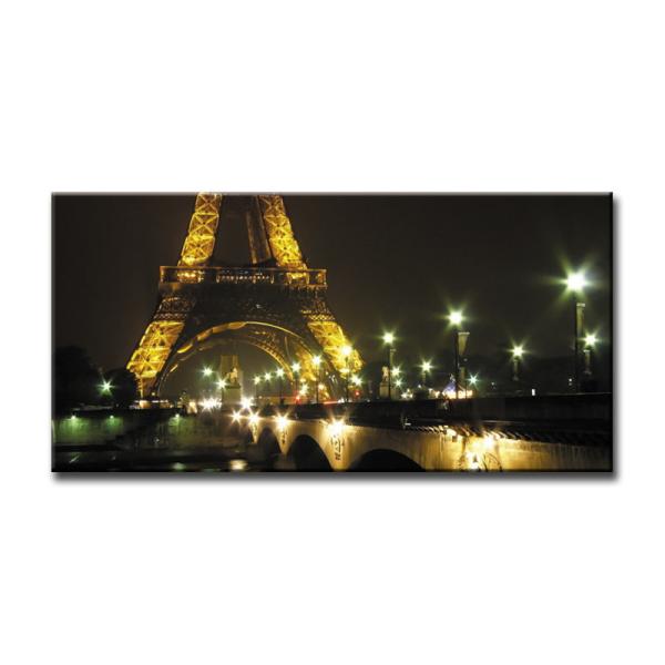 ファブリックパネル アートフレーム 飾り おしゃれ 景色 壁掛け ウォールデコレーション 風景 情景 Paris Eiffel Tower パリ 600x300mm