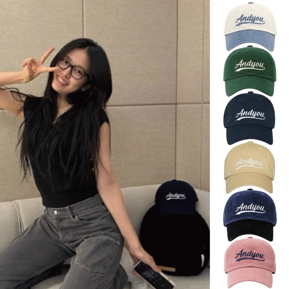 IVEユジン着用 [AND YOU] SEONYUDO Basic logo ball cap