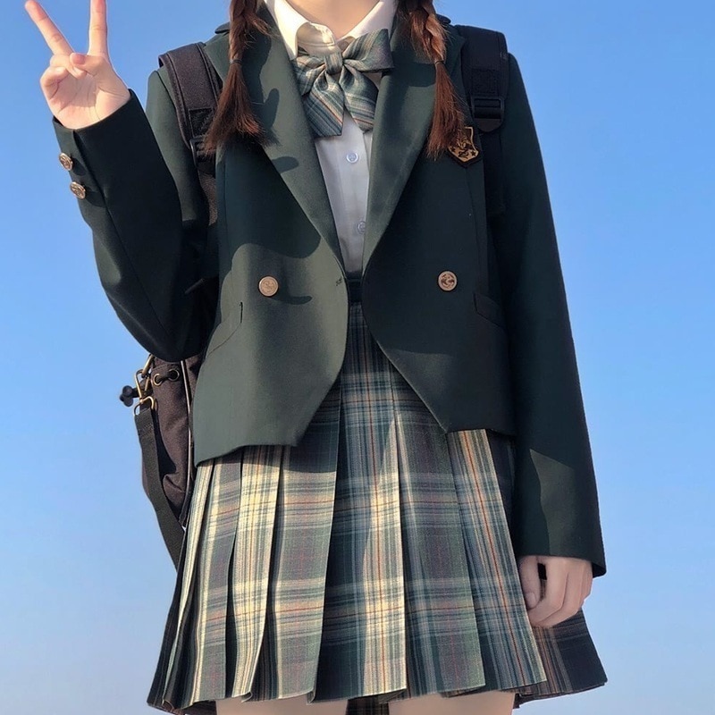 セット アップ ス一ツ文化祭 学園祭セーラー服 入学式 スクール 制服 女子高生 高校生　学生服韓国ファッション キャンパス風 高校jk制服 2点セット 学校風男女ブレザー上着男女オリジナルJK制服多