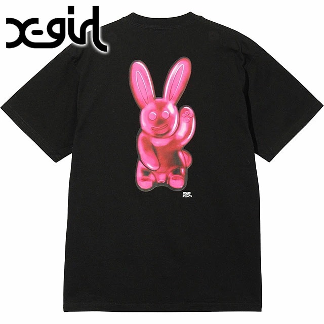 メール便 レディース グミバーニーズ ショートスリーブTシャツ [105242011020] GUMMY BUNNIES S/S TEE トップス 半袖 BLACK