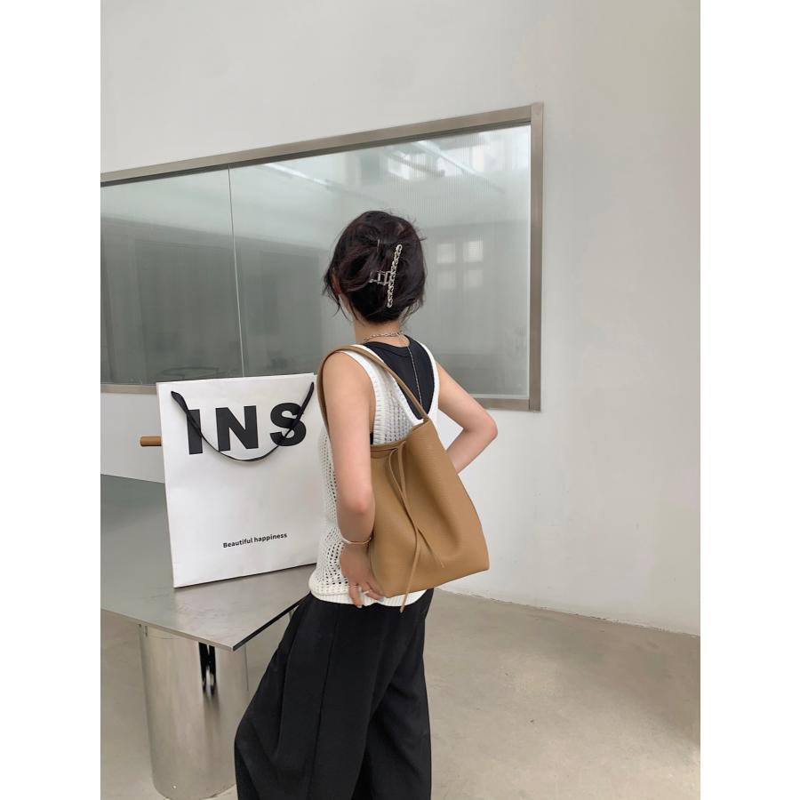 本革トートバッグ ショルダーバッグ ワンショルダー ハンドバッグ レディースバッグ 縦型 バケツ型 レザーバッグ 牛革 ママバッグ 通勤 ビジネスバッグ