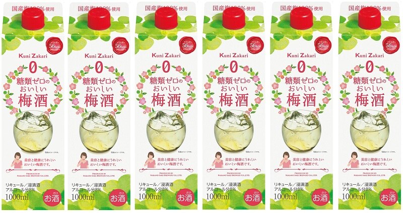 梅酒 国盛 糖類ゼロのおいしい梅酒 パック1L 1ケース単位6本入り 愛知県 中埜酒造