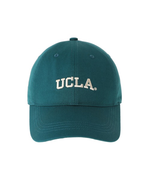 UCLA 男女共用 UCLA ARCH LOGO コットン ボキャップ [GREEN] (UCRAC20)