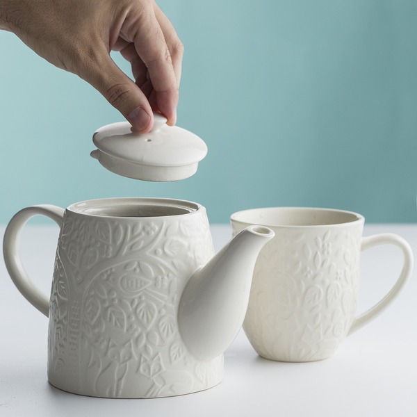 メイソンキャッシュ 陶製 インザフォレスト 6カップ用 ティーポット W240D130H145mm 電子レンジ キッチン 台所