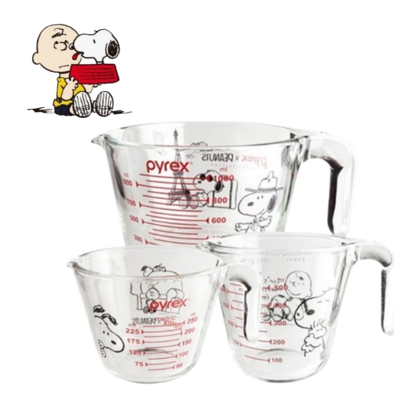 [レア！韓国限定版] スヌーピー 計量カップ 3個 ホームセット