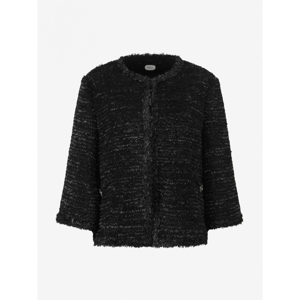 デュエルウールブレンド 3/4 ジャケット BK L254PSF033