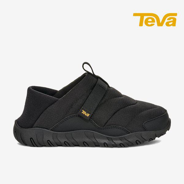 キッズ (TEVA) リエンバー キャンプ ミュール 防寒 パディング クッション スリッポン STVT2533953 BLK