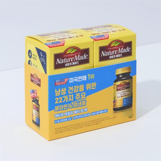 ネイチャーメイド アクティブデイリー マルチ フォーメン ダブル企画（120粒+120粒）