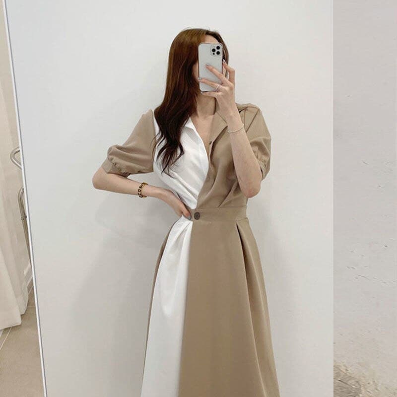 キャミワンピース ン素材トップス セミロング 着痩せ 日韓 花柄 シフォン ンワンピース2wayワンピース ワンピースフィルムレッド