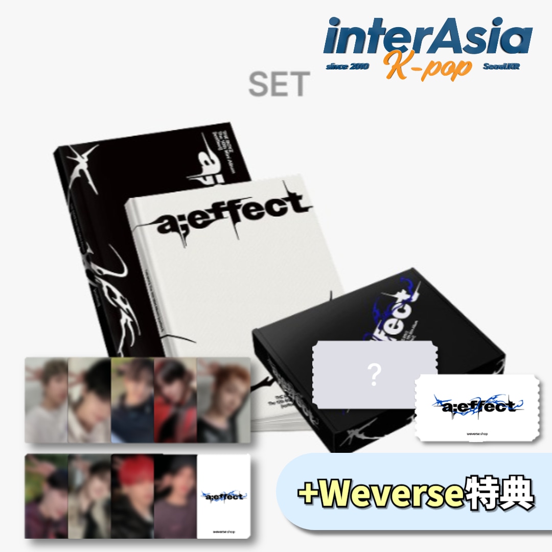 THE BOYZ - The 10th Mini Album 「aeffect」 一般2種, Flow Ver.＝総3種セット +Weverse特典