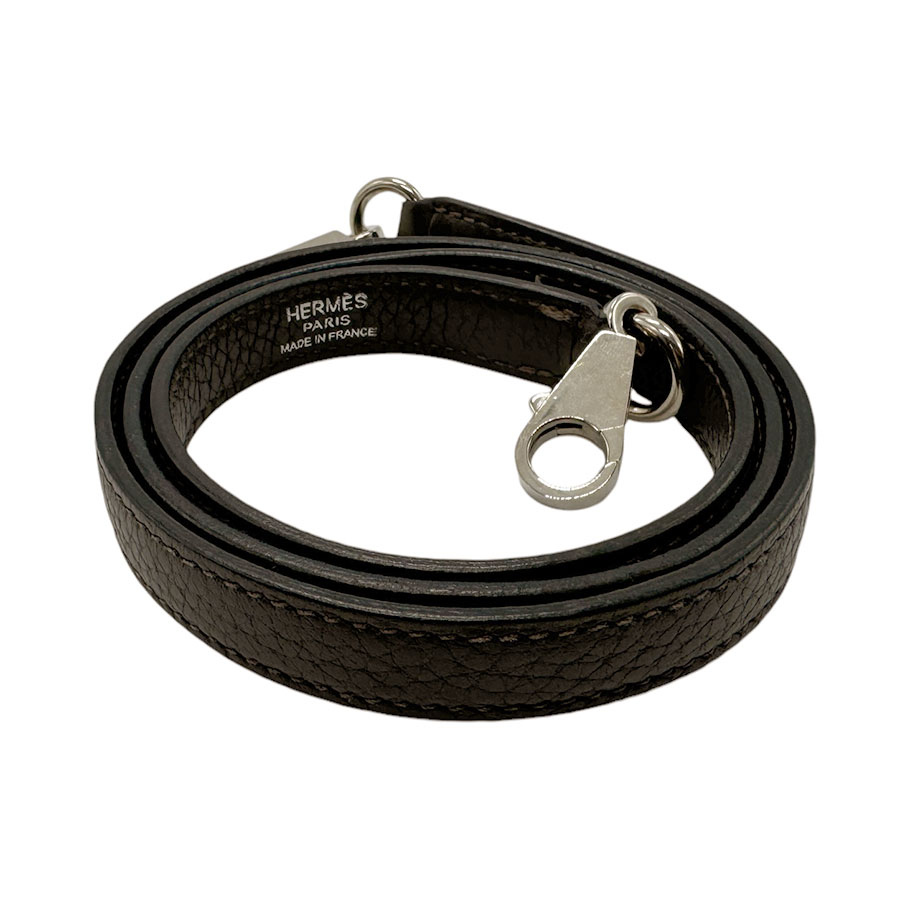エルメス HERMES ショルダーストラップ ケリー用 ボリード用 トリヨンクレマンス ショコラ シルバー ユニセックス z2714 51,480円