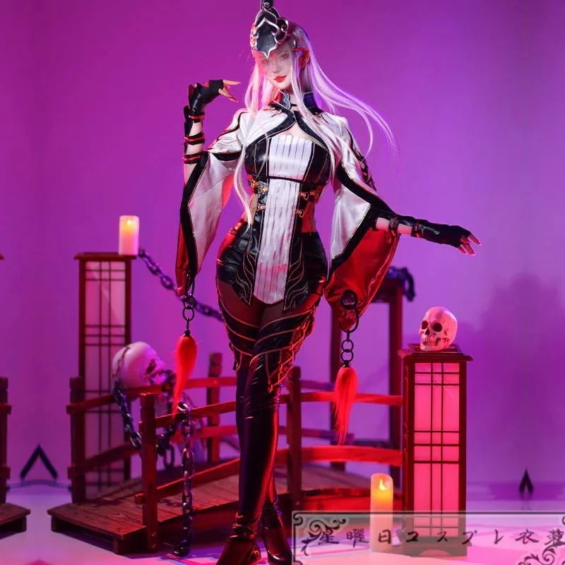 NARAKA: BLADEPOINT 永劫無間 白無常 瑩 コスプレ衣装 コスチューム 変装