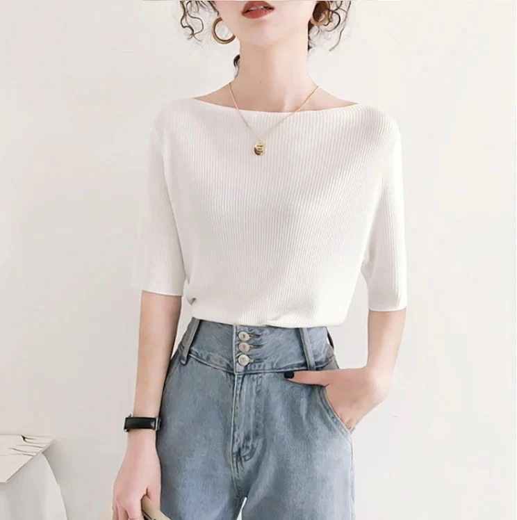 【20点セット】【送料無料】サマーニット リブニット Tシャツ レディース 人気商品超目玉 ノースリーブ トップス オフィスカジュアル カットソー 春 春 プルオーバー ボートネック カジュアル ベー 51,618円