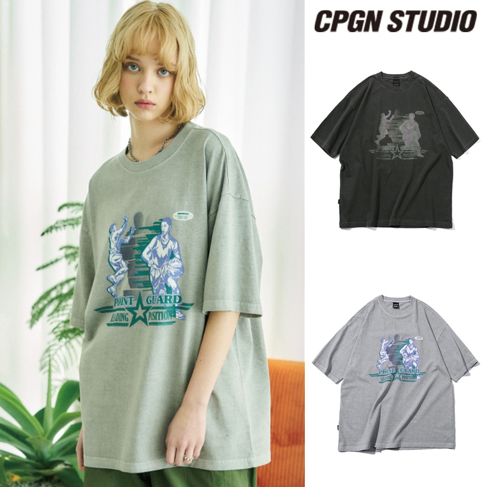 【CPGN STUDIO】Point Guard Pigment Short Sleeve T-shirt CPGN STUDIO】 Point Guard Pigment Short Sleeve T-shirt T