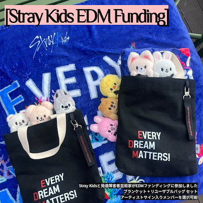 Stray Kids SKZ スキズ EDM ファンディング バッグ Stray Kids SKZ スキズ EDM ファンディング バッグ