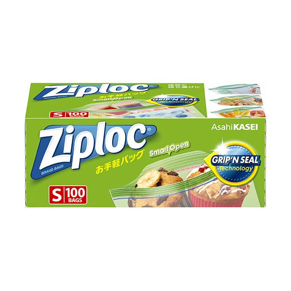 （まとめ）旭化成ホームプロダクツ ジップロック お手軽バッグ S 1箱（100枚） [x10セット] 8,345円