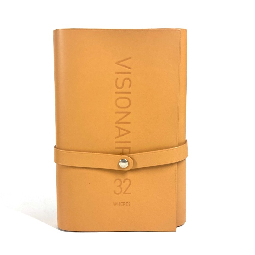 雑貨 VISIONAIRE 32 ヴィジョネア 鉛筆＆カバーセット ケース セット 文房具 インテリア レザー ベージュ