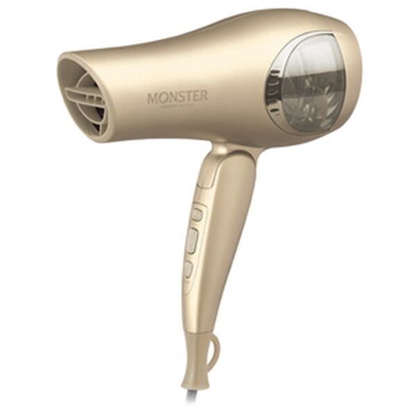 ドライヤー ダブルファン ヘアドライヤー ゴールド MONSTER KHDW820N