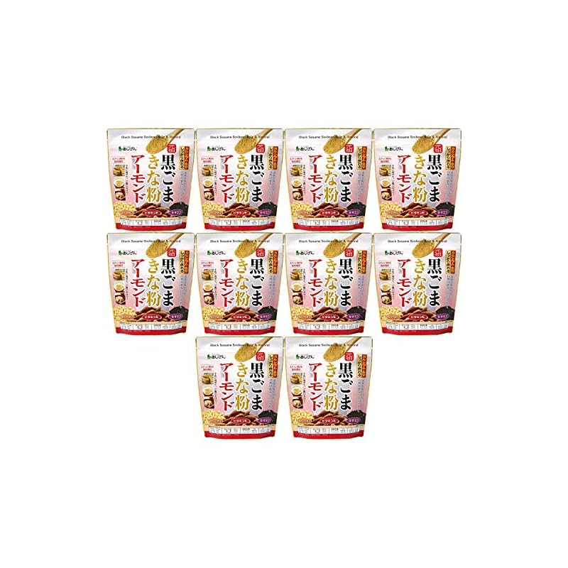 味源 黒ごまきな粉アーモンド 300g ×10個
