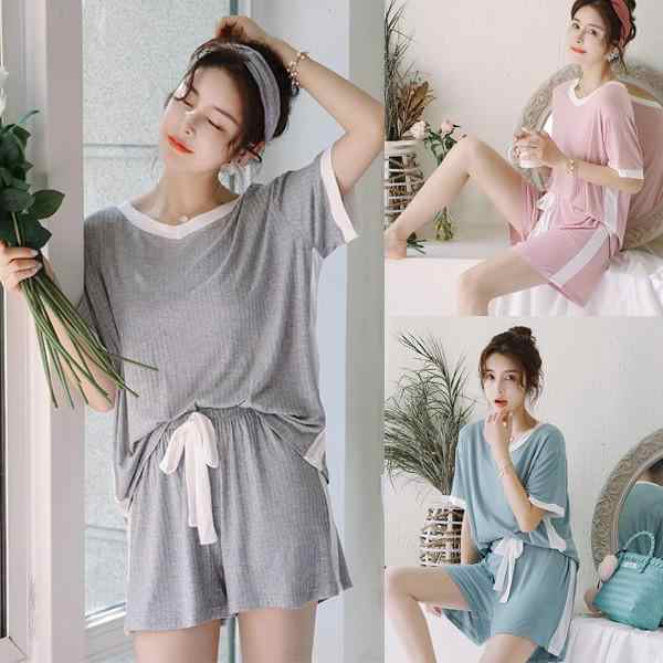 新品 パジャマ 2点セット 上下セット パジャマ レディース パジャマ 夏 レディース ナイティ ルームウェア 女性 可愛い 部屋着 女性パジャマ パジャマ 寝巻き お姫さ