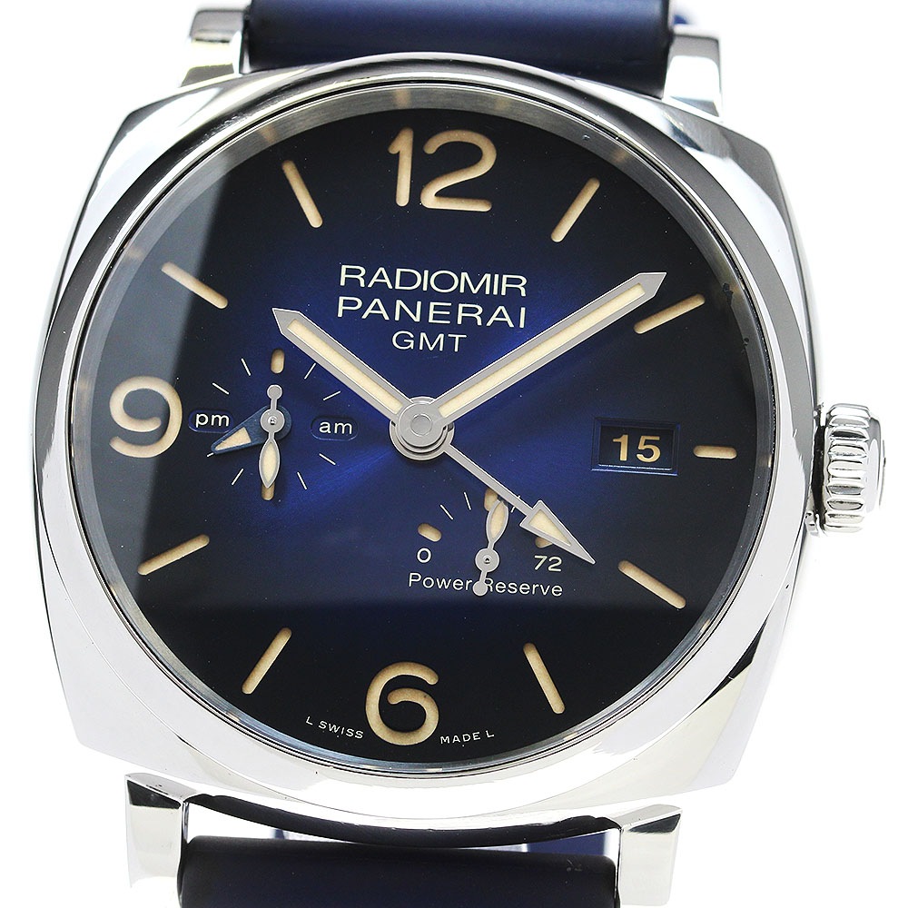パネライ PANERAI PAM00945 ラジオミール 1940 3デイズ GMT パワーリザーブ ブティック限定モデル 自動巻き メンズ 良品 _816494【中古】