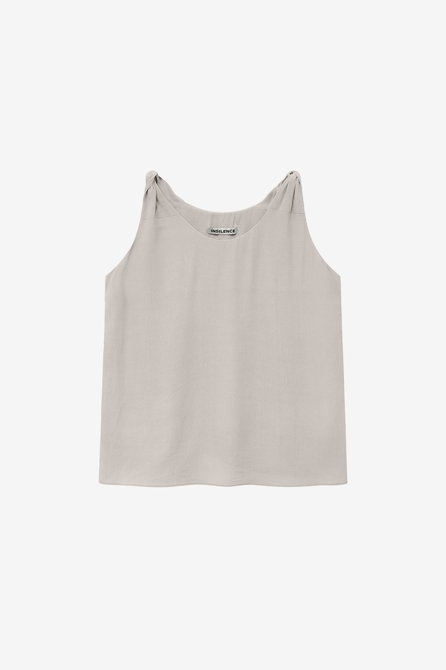 【INSILENCE】 DEMURE SLEEVELESS TOP : BEIGE