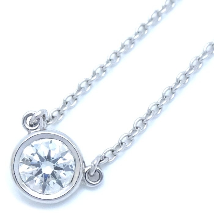 バイザヤード ネックレス 1Pダイヤモンド エルサペレッティ Pt950プラチナ/292197【中古】