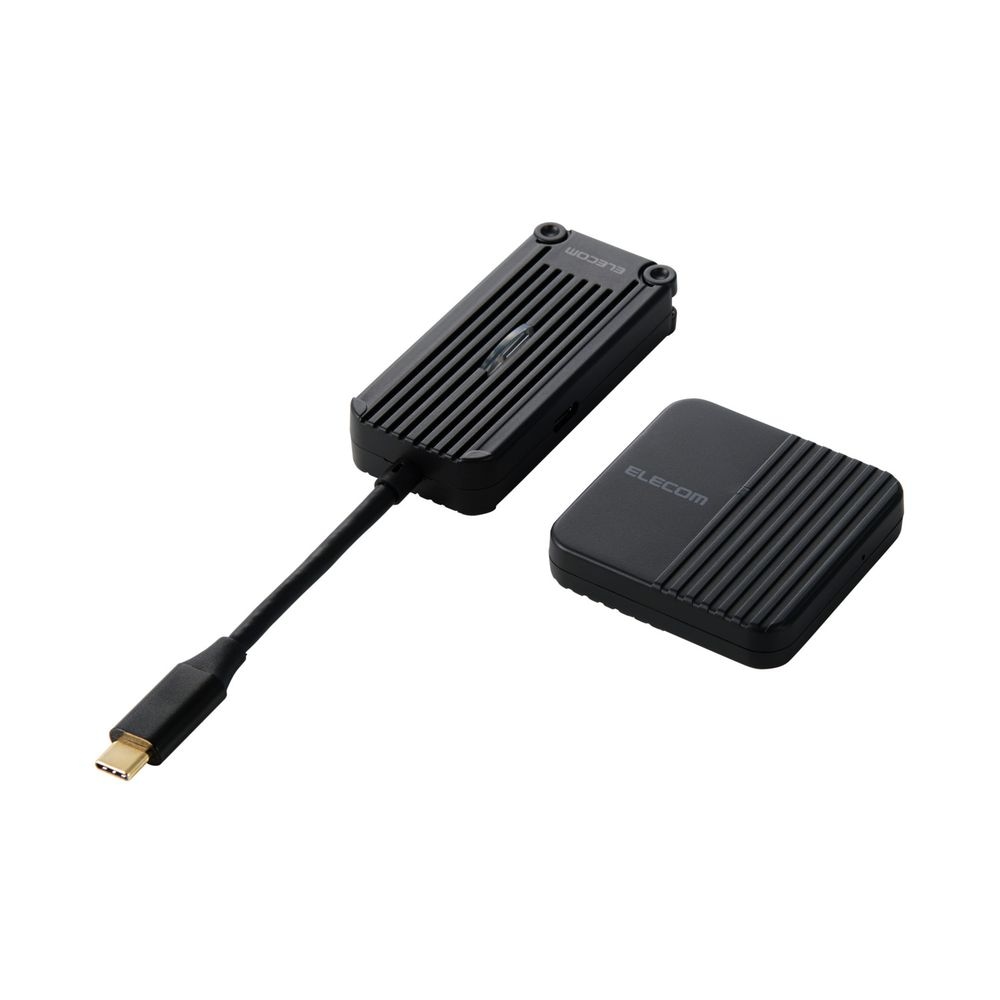 エレコム DH-CW4K110BK USB Type-C ワイヤレスHDMI 送受信機セット 1080p/30m転送 無線化 アプリ不要 簡単接続 テレビ/PC/スマホ対応 DHCW4K110BK