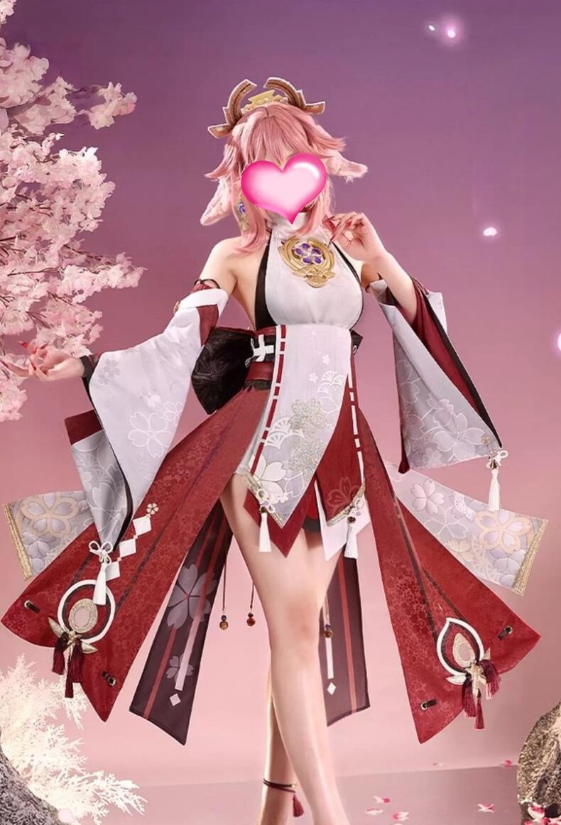 コスプレ コスチューム 八重神子 やえみこ 原神 げんしん コスプレ服 変装服 コスプレグッズ かつら購入可能