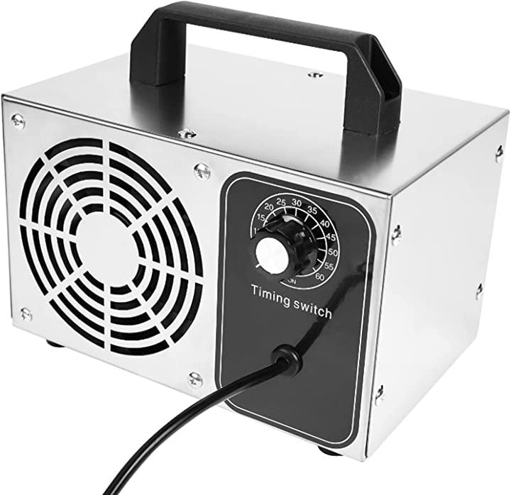 ヘルスリフェ オゾン脱臭機 自動車用 シガーソケット取り付け型 DC12V 10G/H オゾン発生器( シルバー)