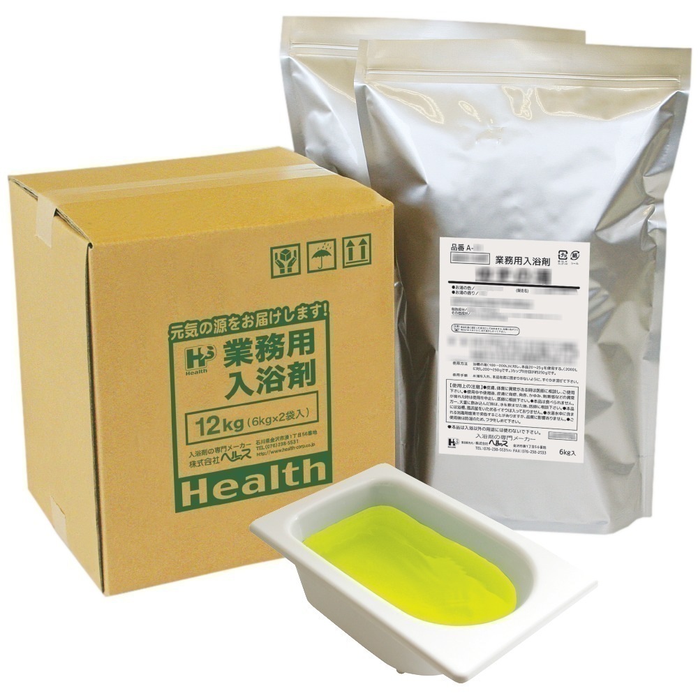 業務用入浴剤　A-133　休息ティータイム　ハーブティーの香湯　12kg（6kg×2袋）【メーカー直送または取り寄せ】
