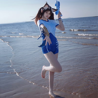 永劫無間 コスプレ衣装 土御門胡桃 BLADEPOINT コスチューム NARAKA: 水着 変装30％パーティーイベント用品コスプレ変装仮装