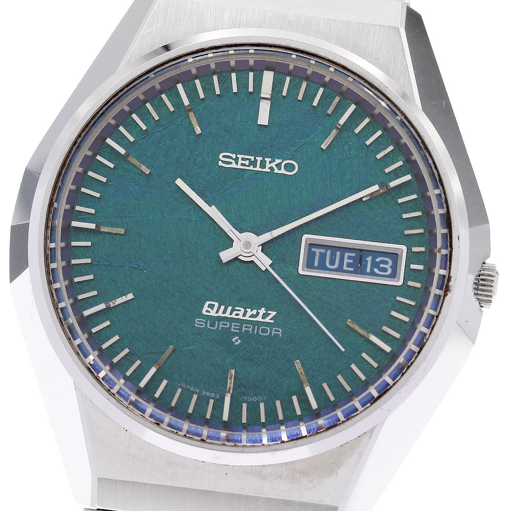 セイコー SEIKO 3883-7000 スーペリア モルフォ蝶ダイヤル クォーツ メンズ _886170【中古】