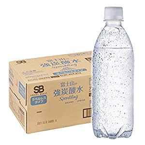 [Amazon限定ブランド]Smart Basic(スマートベーシック) 炭酸水 ラベルレス 500