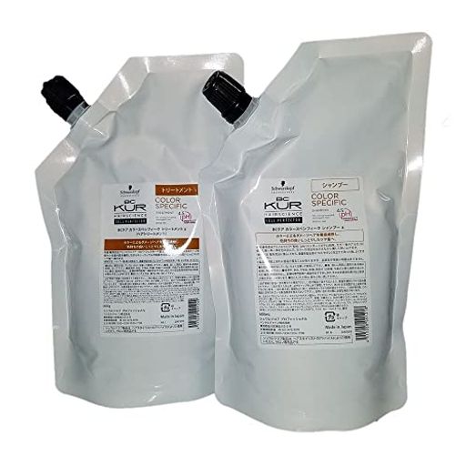 BCクア カラースペシフィーク シャンプー 600ML & トリートメント 600G 詰替え用 セット