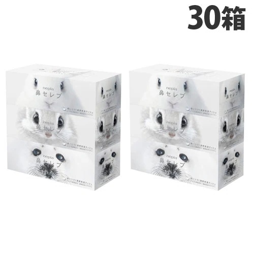 ネピア 鼻セレブ ティッシュ 200組 10パック(30個)