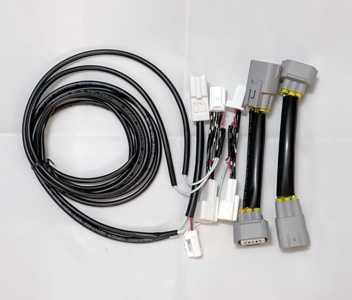 40系 ヴェルファイア専用 LED テールランプ ブレーキランプ ４灯化 全灯化 配線キット ハーネスキット カプラーオン カラー画像を使った取付説明書付