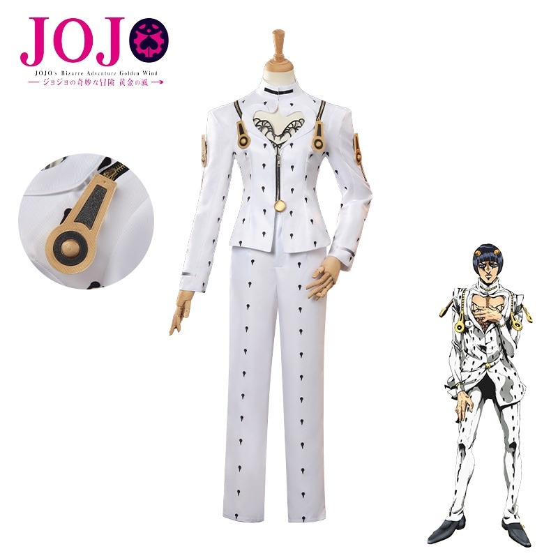 JOJO の奇妙な冒険コスプレ衣装 黄金の風ブローノ・ブチャラティコスプレ衣装
