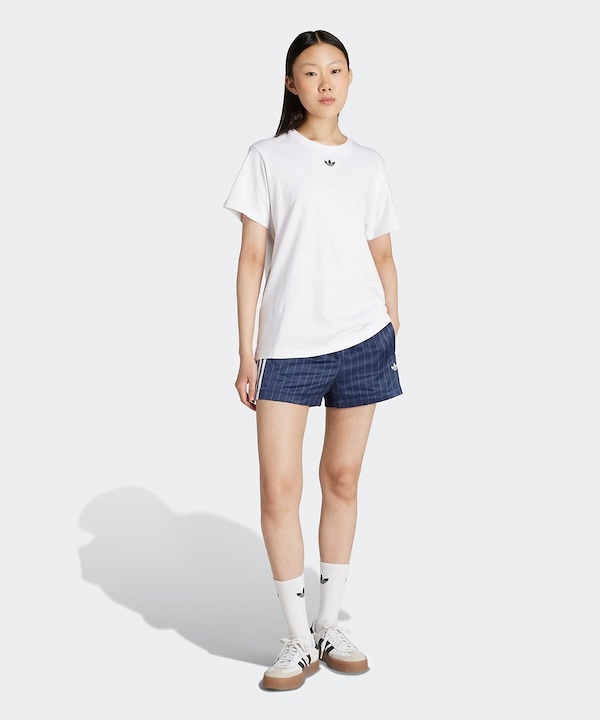 ★adidas/ピンストライプ サテン ショート パンツ★ adidas PIN-STRIPE SATIN SHORTS / アディダス ピン ストライプ