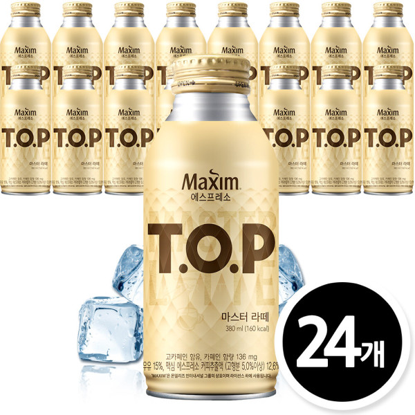 TOPマスターラテ 380mlx24缶/缶コーヒー/缶飲料 5,764円