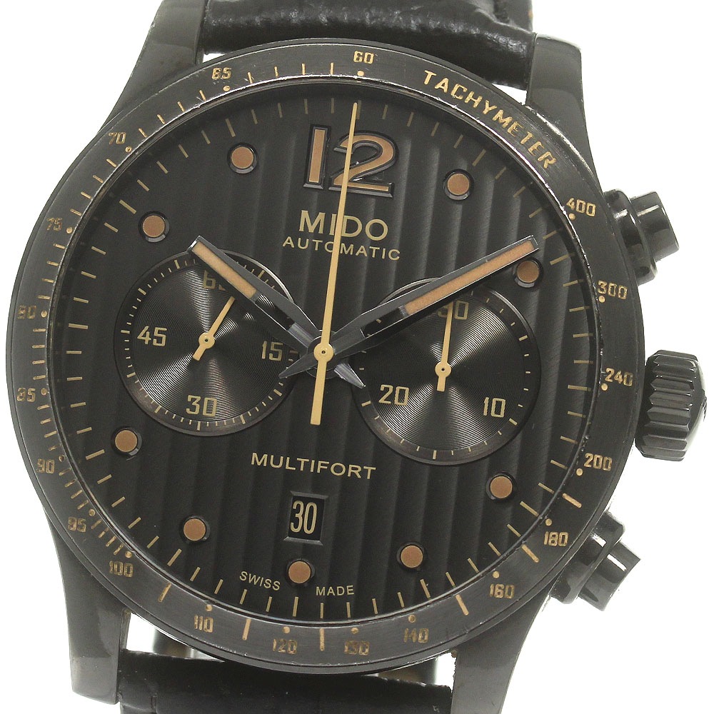 ミドー MIDO M025.627.36.061.10 マルチフォート クロノグラフ 自動巻き メンズ _837709【中古】