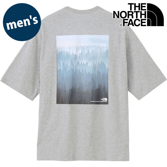 メール便 ショートスリーブヨセミテシーナリーティー [NT32436-Z2] *メンズ TNF アウトドア トップス 半袖Tシャツ オーガニックコットン ミックスグレー2 正規取扱店