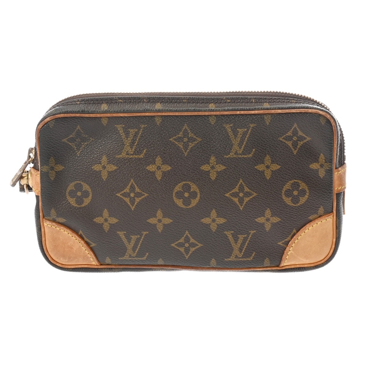 モノグラム マルリードラゴンヌ 旧型 ブラウン M51827 メンズ モノグラムキャンバス セカンドバッグ Bランク 中古 銀蔵