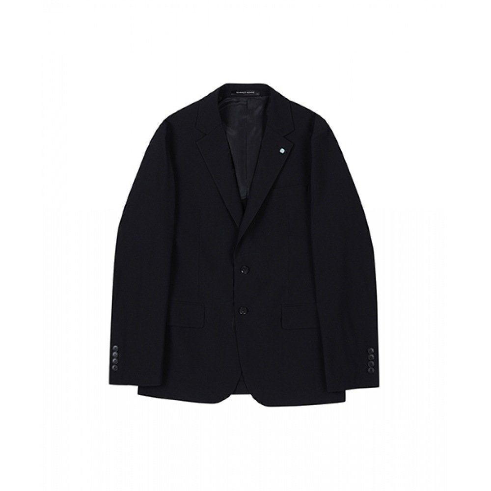 ガーネットオム GBS14207 ブラックシングルノッチレギュラーフィットジャケット