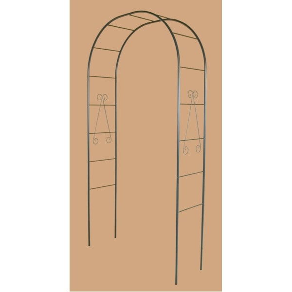 フラワーアーチ/ガーデニング用品 (幅120cm) スチールパイプ製 日本製 普及型 (園芸 庭 花 エクステリア)