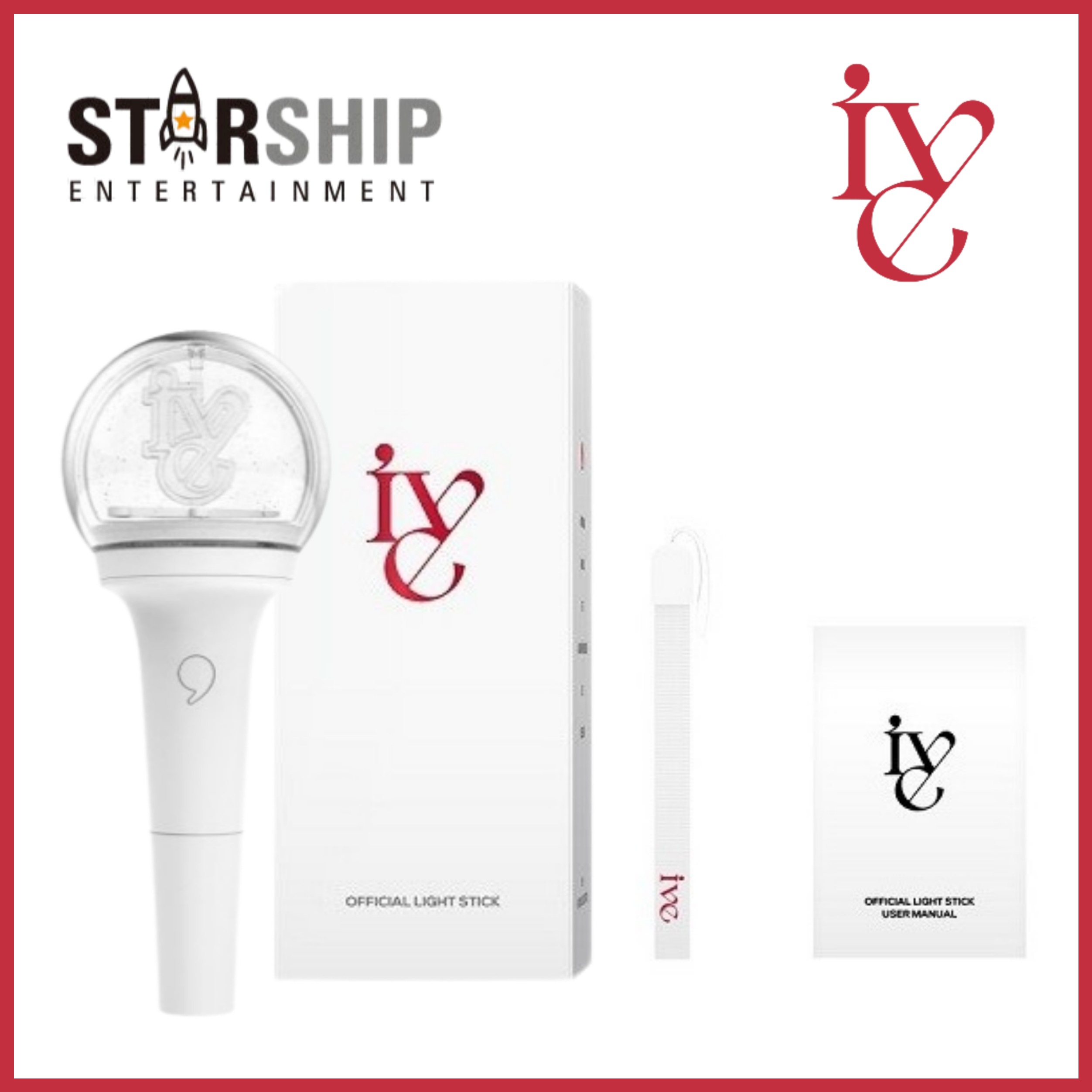 【公式】::当日発送::IVE 公式 ペンライト OFFICIAL FANLIGHT STICK ver.1